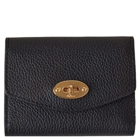 Mulberry Darley Concertina Wallet Black